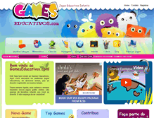 Tablet Screenshot of gameseducativos.com